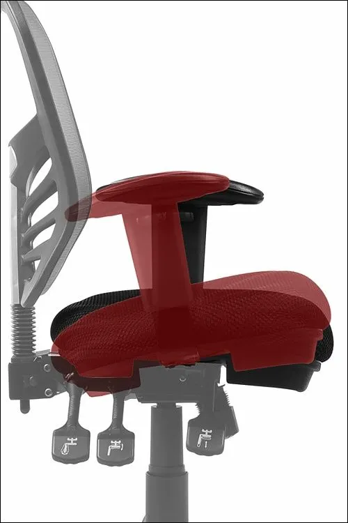 Fotel biurowy HG-0001H czarny ergonomiczny do biura | MIRAT.