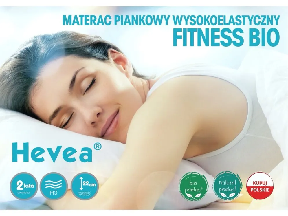 Materac piankowy FITNESS 80x200 7 strefowy | MIRAT.
