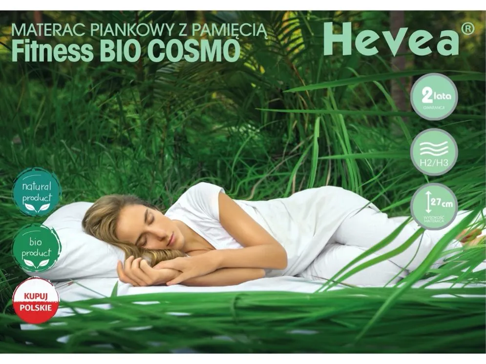 Materac piankowy FITNESS COSMO 160x200 ze zdejmowanym pokrowcem | MIRAT.