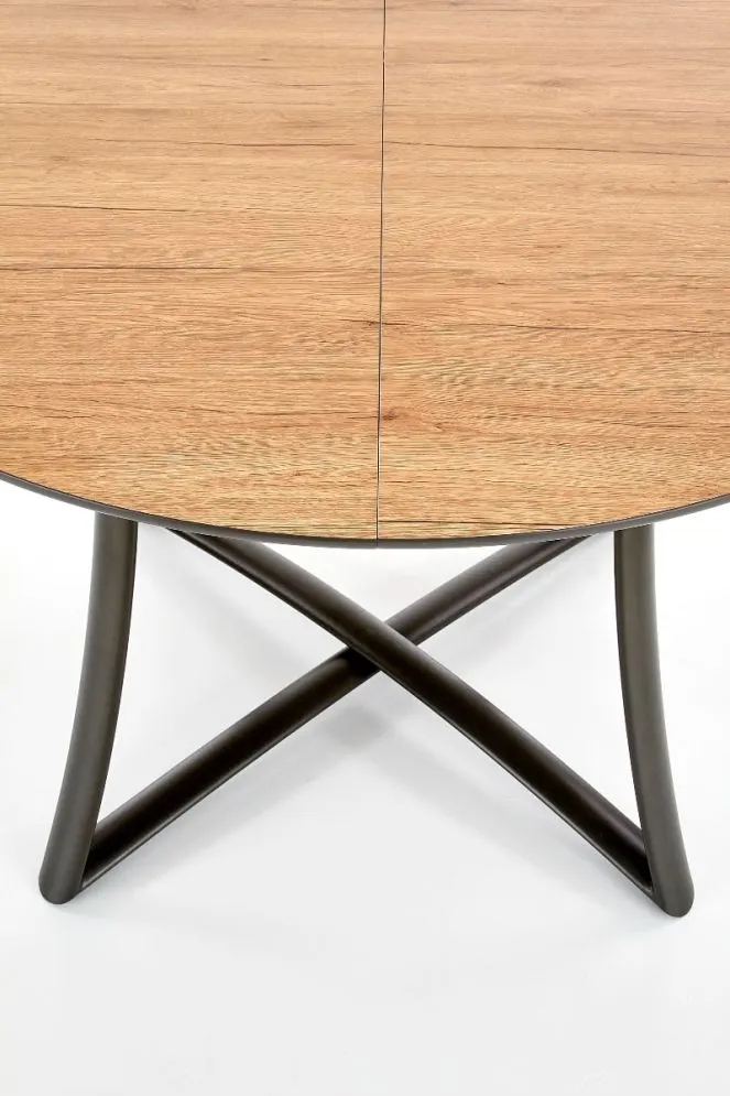 Stół rozkładany MORETTI dąb złoty/antracyt | MIRAT. styl LOFT