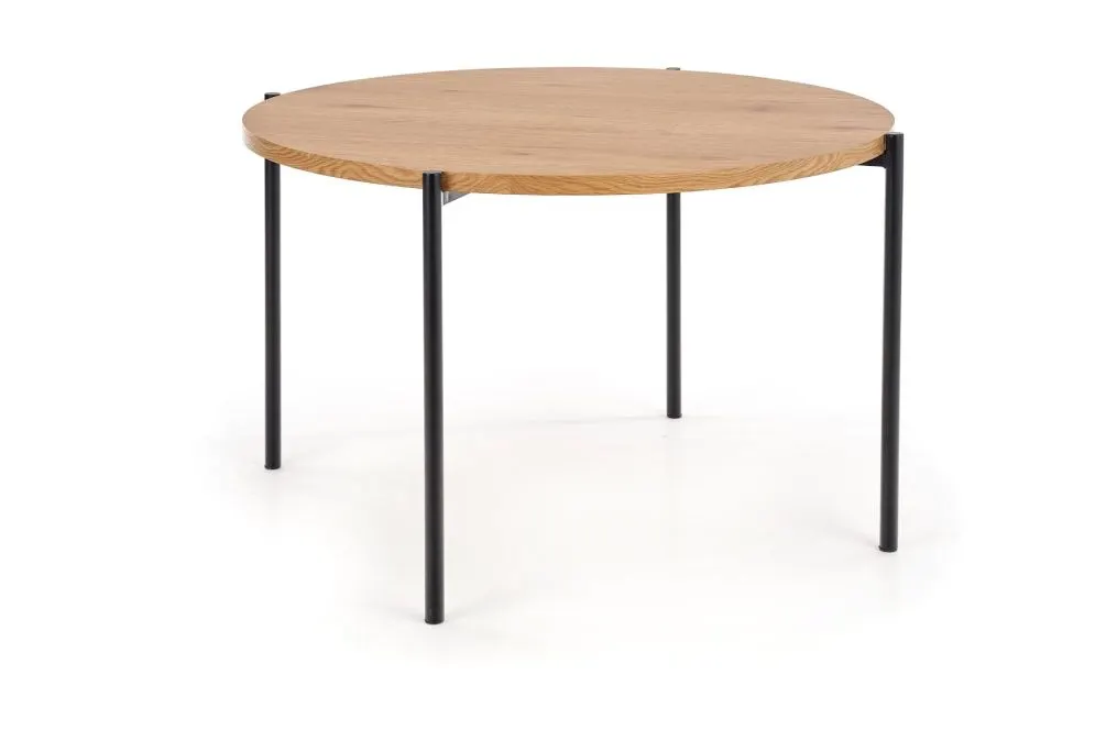 Okrągły stół MORGAN 120x120 dla 6 osób | MIRAT. w stylu LOFT kolekcja