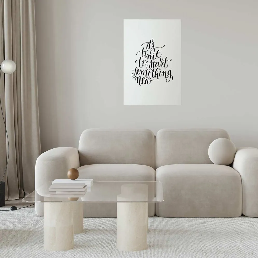 Plakat Something new 40x60 cm bez ramy z marginesem | MIRAT.