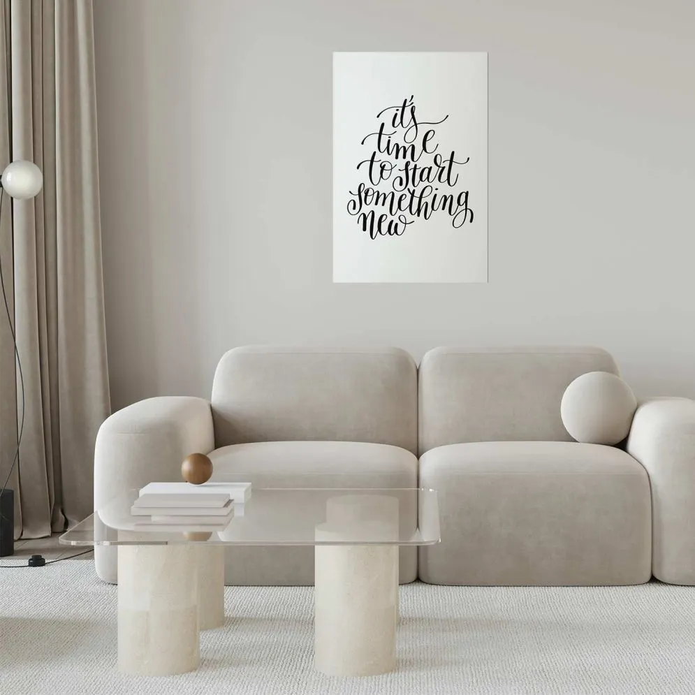 Plakat Something new 21x30 cm bez ramy bez marginesu | MIRAT.