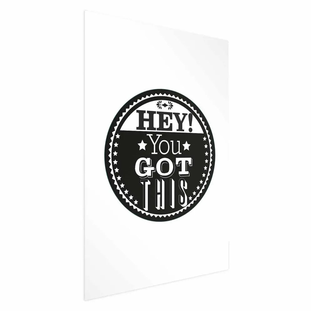 Plakat You got this 60x90 cm bez ramy bez marginesu | MIRAT.