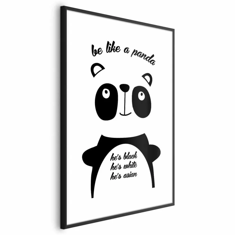 Plakat Beżowe abecadło 90x60 cm bez ramy z marginesem | MIRAT.
