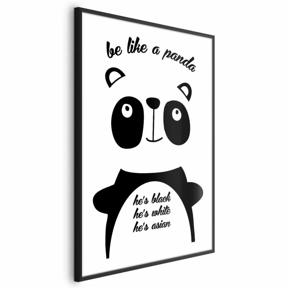 Plakat bezwłosy kot 40x60 cm z ramą złotą z marginesem | MIRAT.