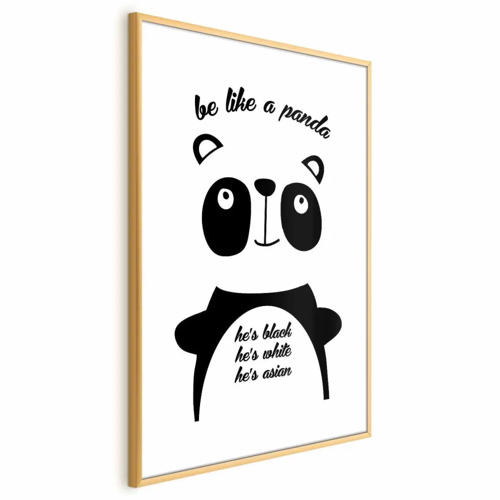 Plakat Beżowe abecadło 60x40 cm bez ramy z marginesem | MIRAT.