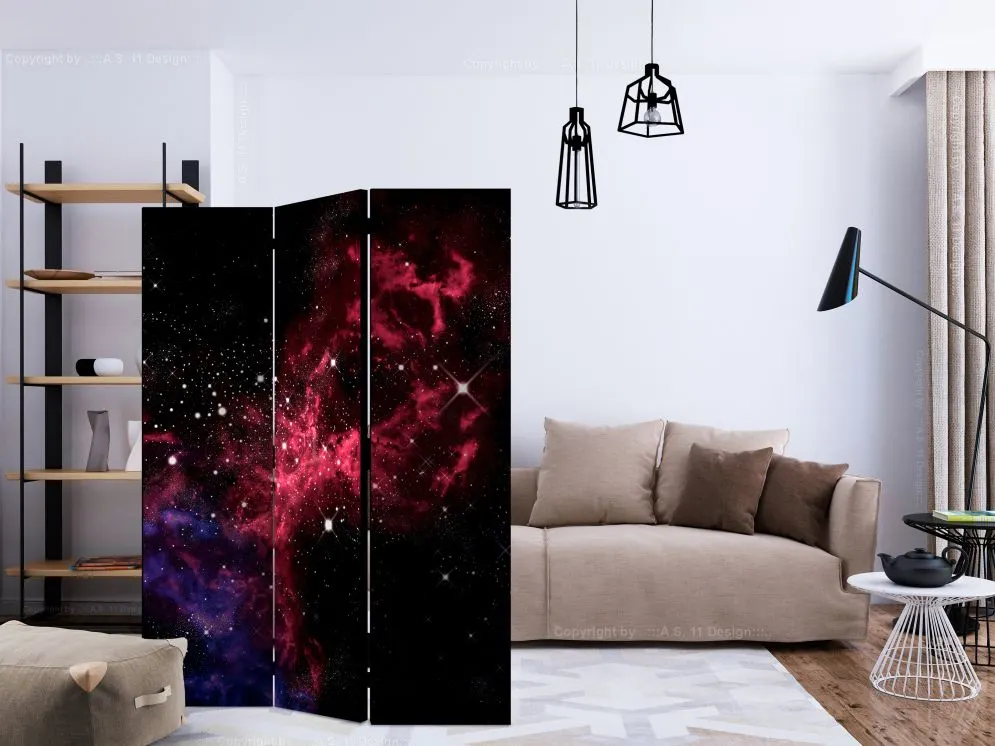 Parawan dwustronny Pejzaże 135x172 cm 3-częściowy brązowy | MIRAT.