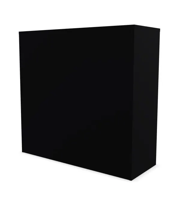 Szafka biurowa przesuwna EASY SPACE CABINET S 3-OH 120cm czarna zamykana I sklep meblowy MIRAT.