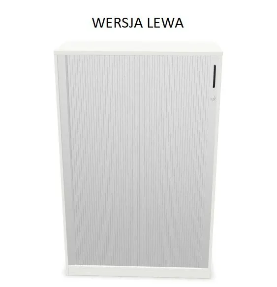 Szafka biurowa żaluzjowa EASY SPACE CABINET HRT 4-OH 100cm biała zamykana I sklep meblowy MIRAT.