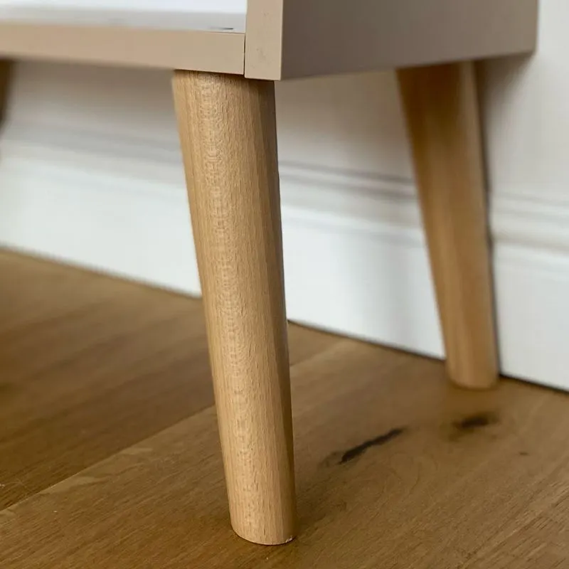 Szafa LEBEL z drążkiem 100cm dąb craft złoty w stylu skandynawskim | MIRAT. styl SKANDYNAWSKI kolekcja LEBEL