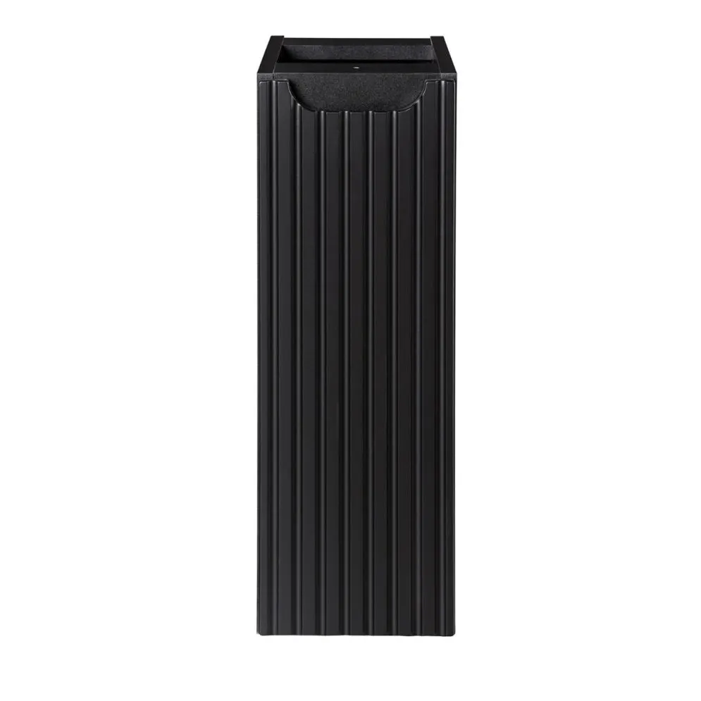 Szafka łazienkowa NOVA BLACK D2 81-20-1D 20cm czarna wąska I sklep meblowy MIRAT. styl RYFLOWANY