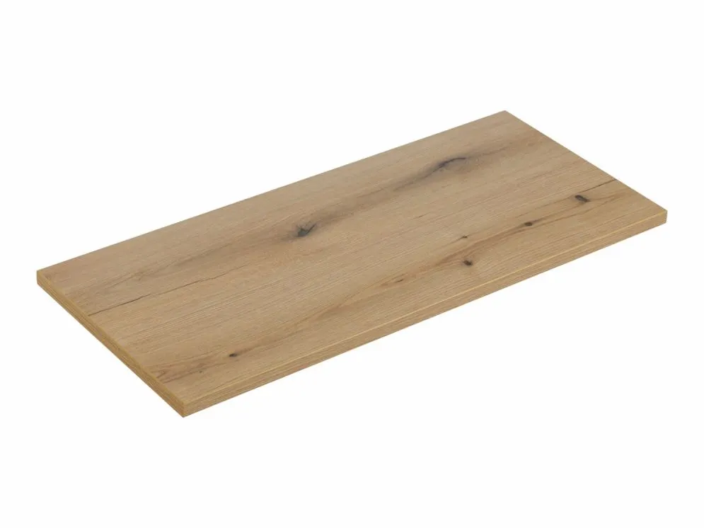 Szafka pod umywalkę nablatową NOVA DENIM 2S 60cm niebieska/dąb - zestaw 100cm z koszem na pranie i blatem I sklep meblowy MIRAT. styl RYFLOWANY kolekcja NOVA