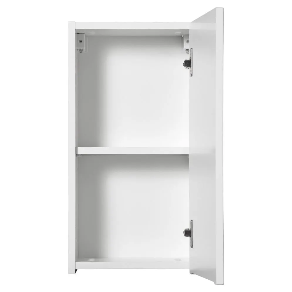 Szafka łazienkowa NOVA WHITE 83-30-1D 30cm biała z półką I sklep meblowy MIRAT. styl RYFLOWANY kolekcja NOVA