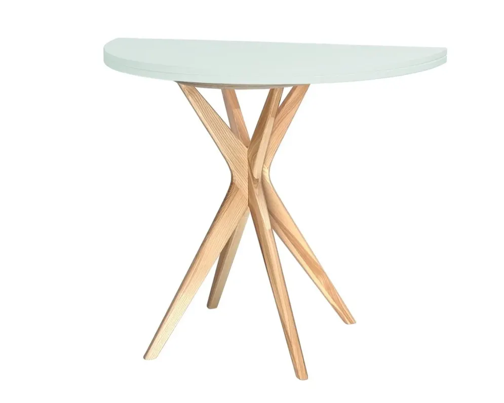 Stylowy stół CUTTI 100x100 z rozkładanym blatem
