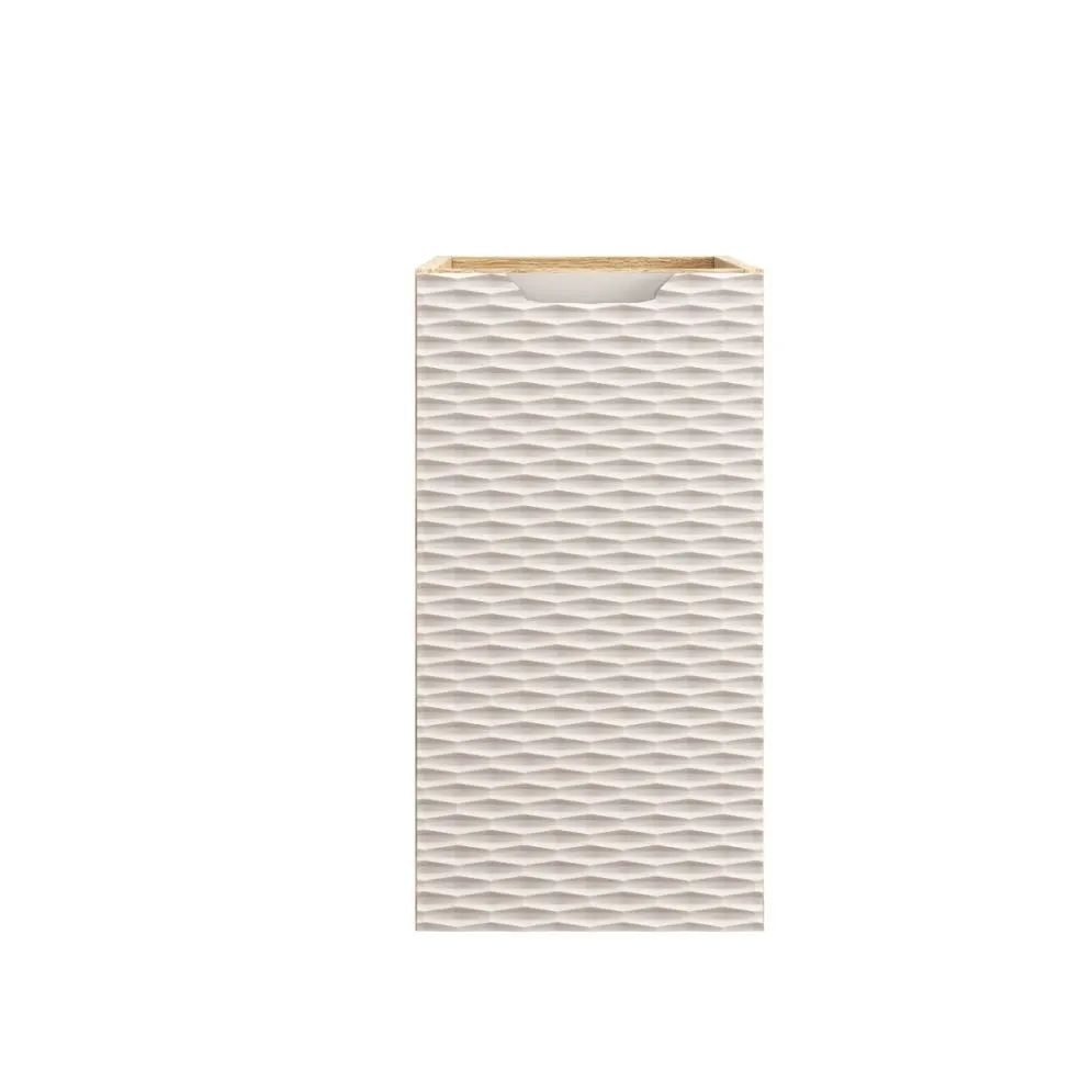 Szafka łazienkowa OCEAN BEIGE 81-30-1D 30cm dąb olejowany/beżowa w stylu glamour I sklep meblowy MIRAT. styl GLAMOUR