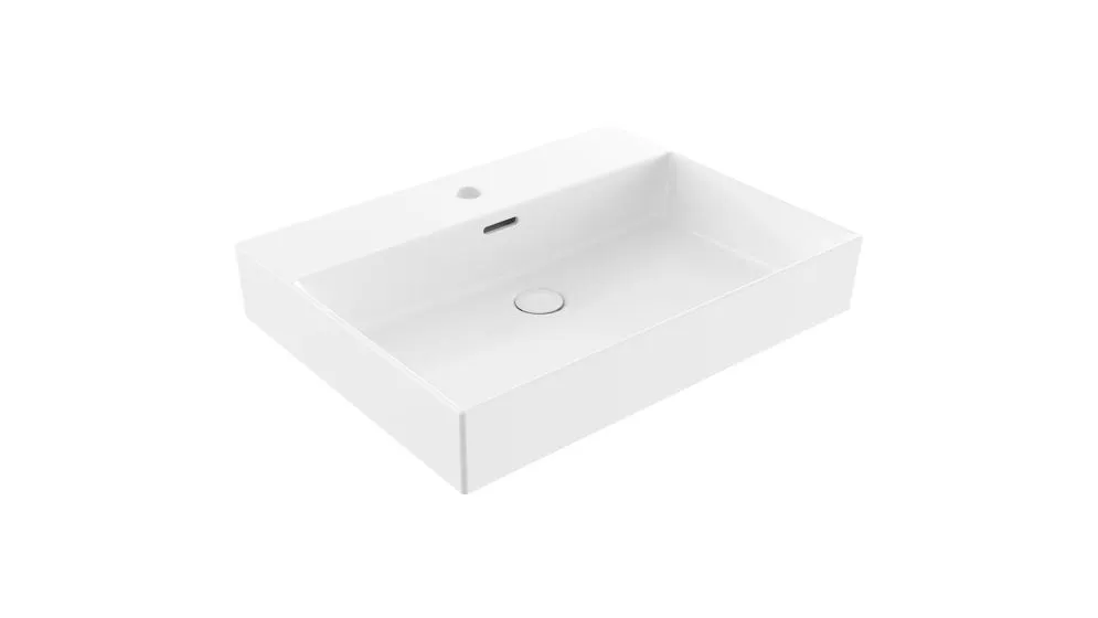 Umywalka meblowa ceramiczna OPTIMA 60 cm biała wpuszczana | MIRAT