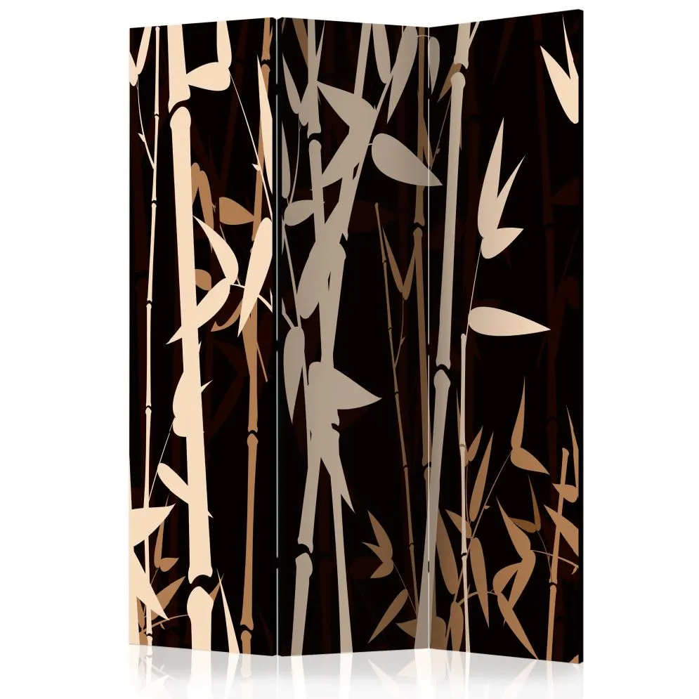 Parawan akustyczny Orient 135x172 cm 3-częściowy czarny | MIRAT.