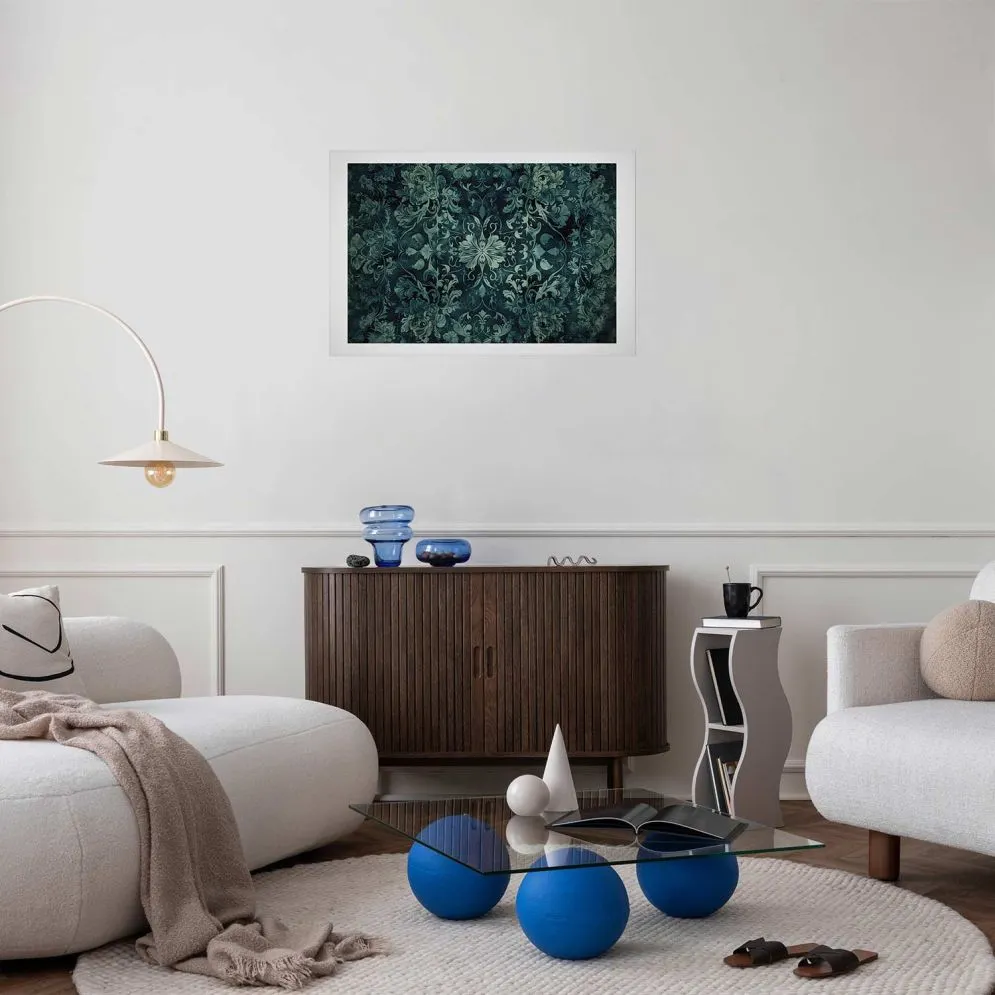 Plakat Ornamenty dywanowe 90x60 cm bez ramy z marginesem | MIRAT.