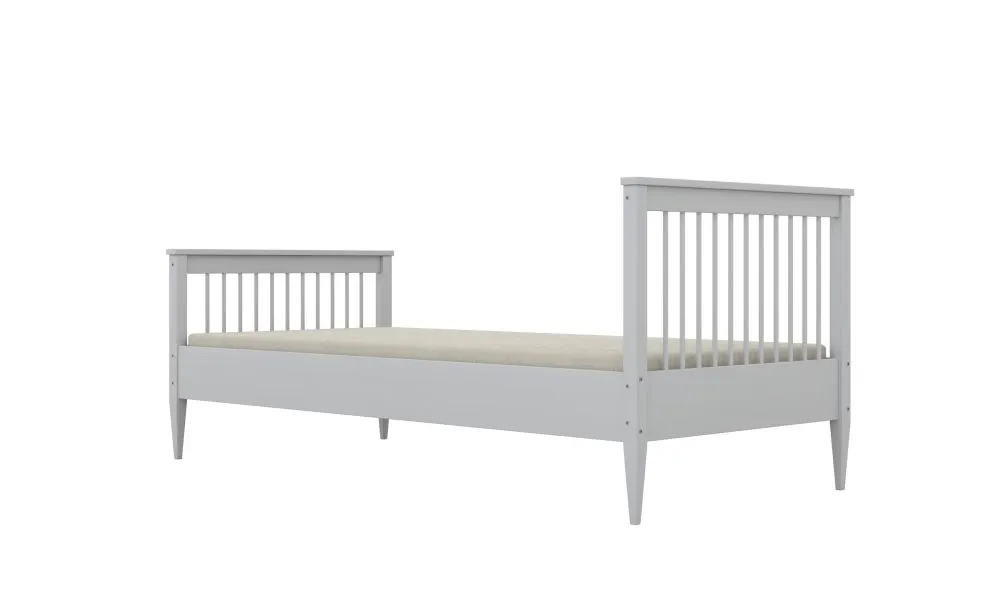Białe łóżko dla dziecka z drewna sosnowego Mija 160x80 | MIRAT