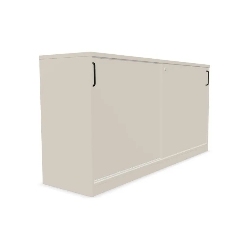 Szafka biurowa przesuwna EASY SPACE CABINET S 1.5-OH 160cm kaszmirowa zamykana I sklep meblowy MIRAT.