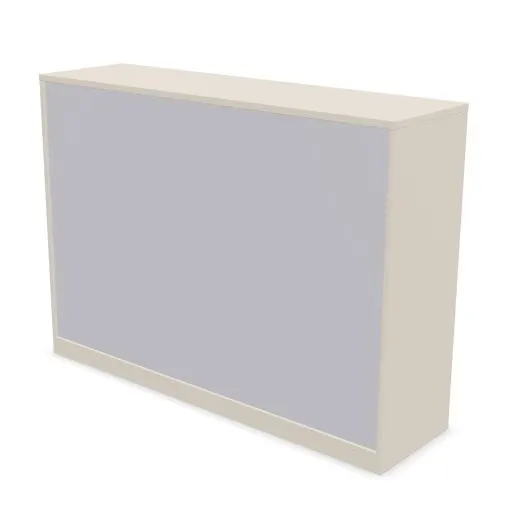 Szafka biurowa przesuwna EASY SPACE CABINET S 3-OH 160cm kaszmirowa zamykana I sklep meblowy MIRAT.