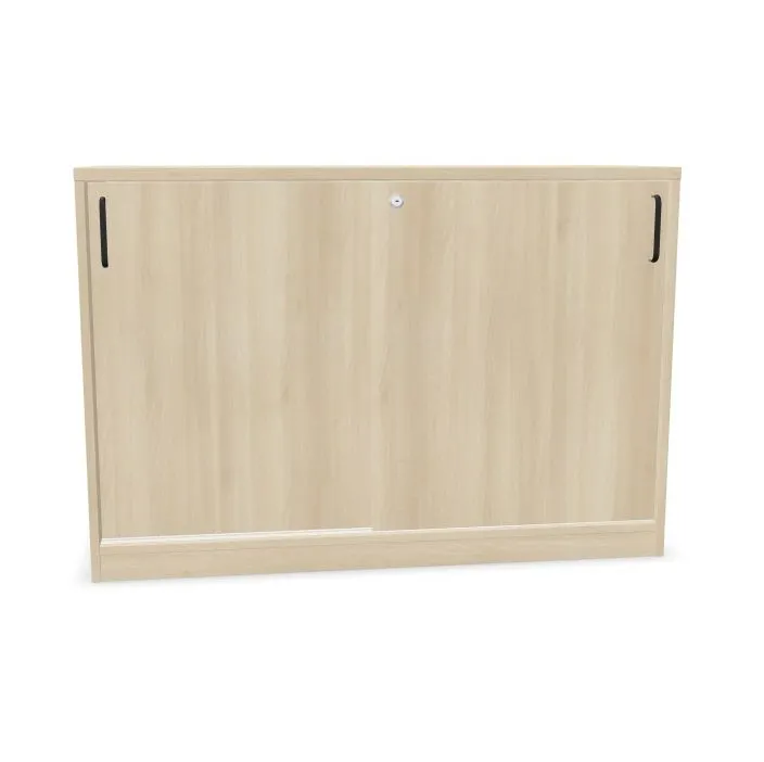 Szafka biurowa przesuwna EASY SPACE CABINET S 1.5-OH 120cm akacjowa zamykana I sklep meblowy MIRAT.