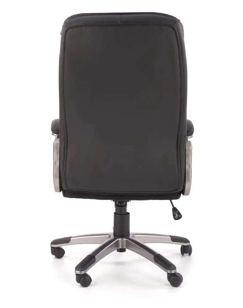 Fotel biurowy PRESTON czarny z ekoskóry | MIRAT.