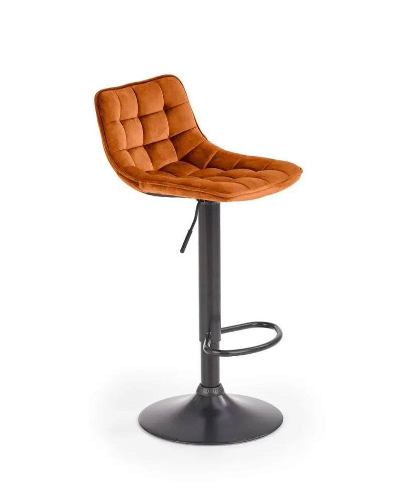 Hoker H-95 VELVET musztardowy obrotowy I sklep meblowy MIRAT. styl LOFT