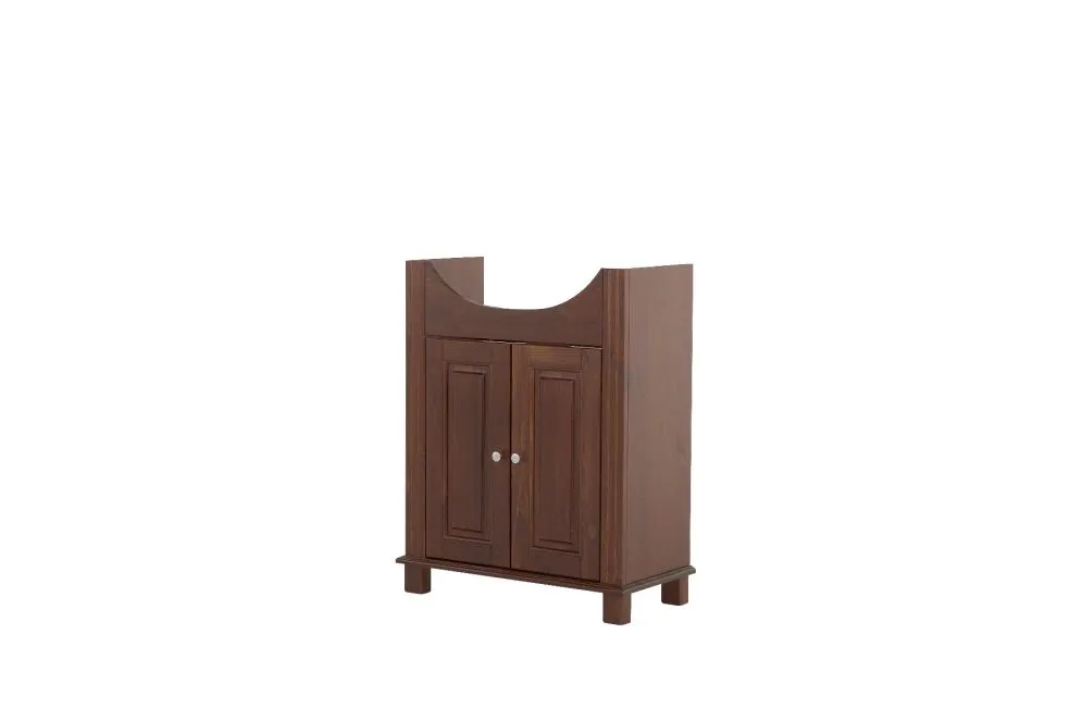 Szafka pod umywalkę RETRO 65 cm brązowa stojąca | MIRAT. styl KLASYCZNY kolekcja RETRO