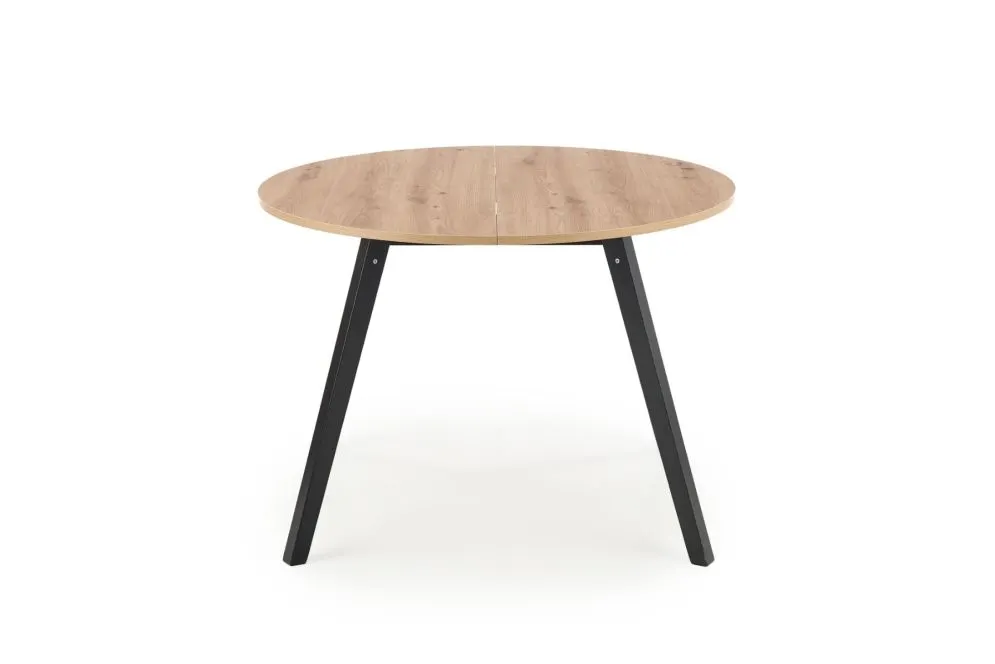 Stół RUBEN 102(142)x102 dąb artisan rozkładany okrągły | MIRAT. w stylu LOFT kolekcja