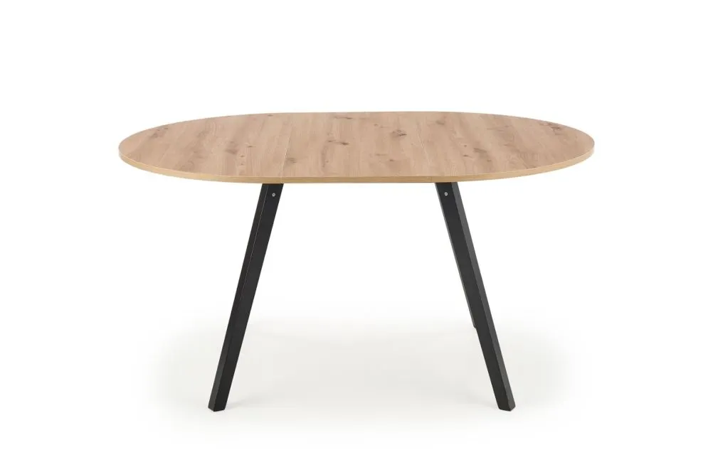 Stół RUBEN 102(142)x102 dąb artisan rozkładany okrągły | MIRAT. w stylu LOFT kolekcja