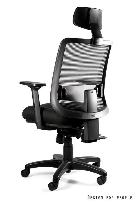 Fotel biurowy SAGA PLUS czarny ergonomiczny | MIRAT. w stylu  kolekcja