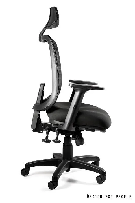 Fotel biurowy SAGA PLUS czarny ergonomiczny | MIRAT. w stylu  kolekcja