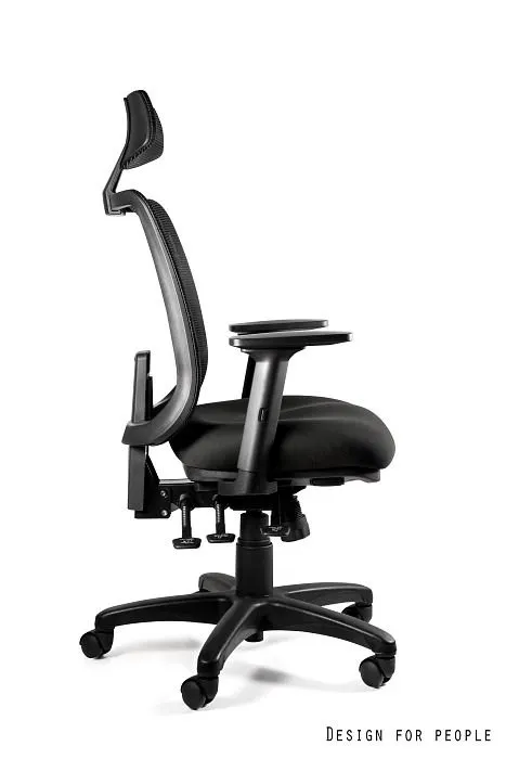 Fotel biurowy SAGA PLUS czarny ergonomiczny | MIRAT. w stylu  kolekcja