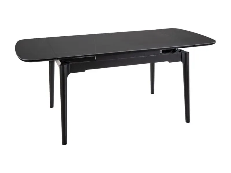 Stół ceramiczny rozkładany Sento 120-180 cm czarny marmur | MIRAT styl LOFT