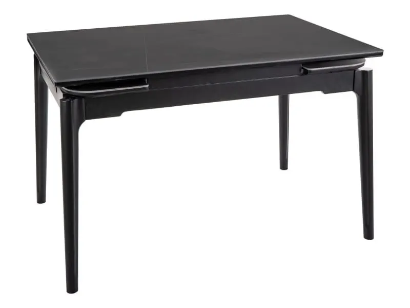 Stół ceramiczny rozkładany Sento 120-180 cm czarny marmur | MIRAT styl LOFT