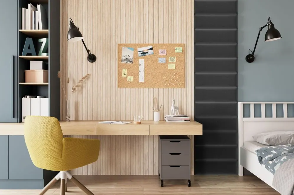 Zestaw 12 paneli tapicerowanych SQUARE 50x240 ciemnoszary welurowe I sklep meblowy MIRAT.