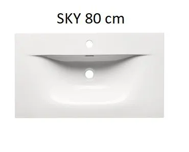 Szafka pod umywalkę BALI 2D 80 cm kaszmirowy mat w stylu skandynawskim I sklep meblowy MIRAT. styl SKANDYNAWSKI kolekcja BALI