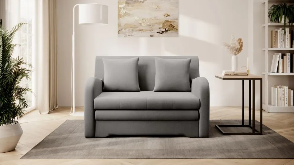 Sofa rozkładana z funkcją spania ARIO szara minimalistyczna I sklep meblowy MIRAT.