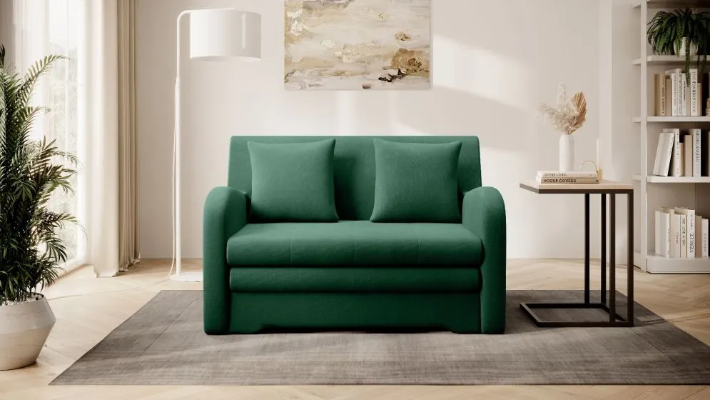Sofa rozkładana z funkcją spania ARIO zielona do salonu I sklep meblowy MIRAT.