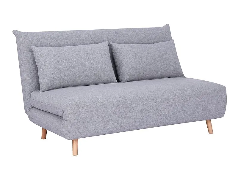 Sofa rozkładana z funkcją spania SPIKE II szara w stylu skandynawskim | MIRAT. styl SKANDYNAWSKI
