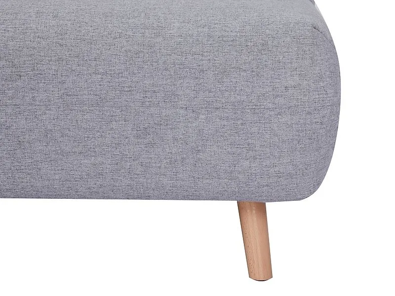 Sofa rozkładana z funkcją spania SPIKE II szara w stylu skandynawskim | MIRAT. styl SKANDYNAWSKI