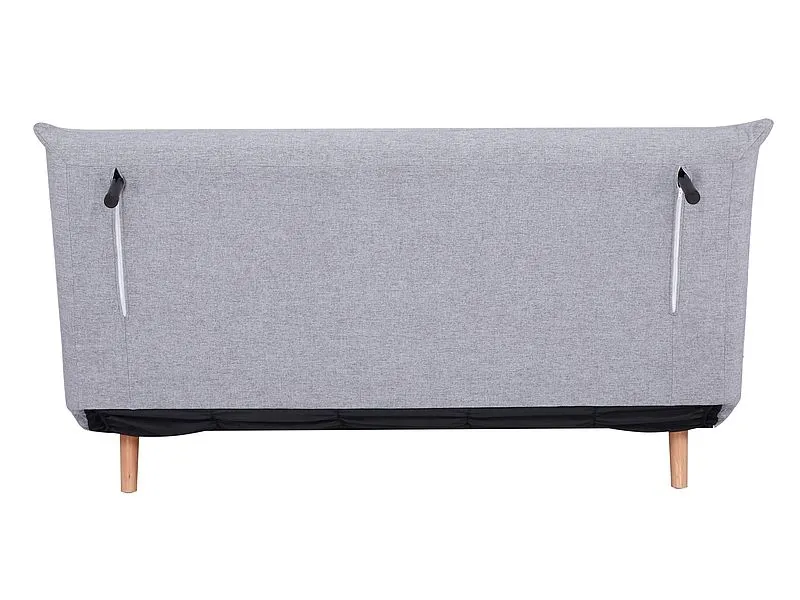 Sofa rozkładana z funkcją spania SPIKE II szara w stylu skandynawskim | MIRAT. styl SKANDYNAWSKI