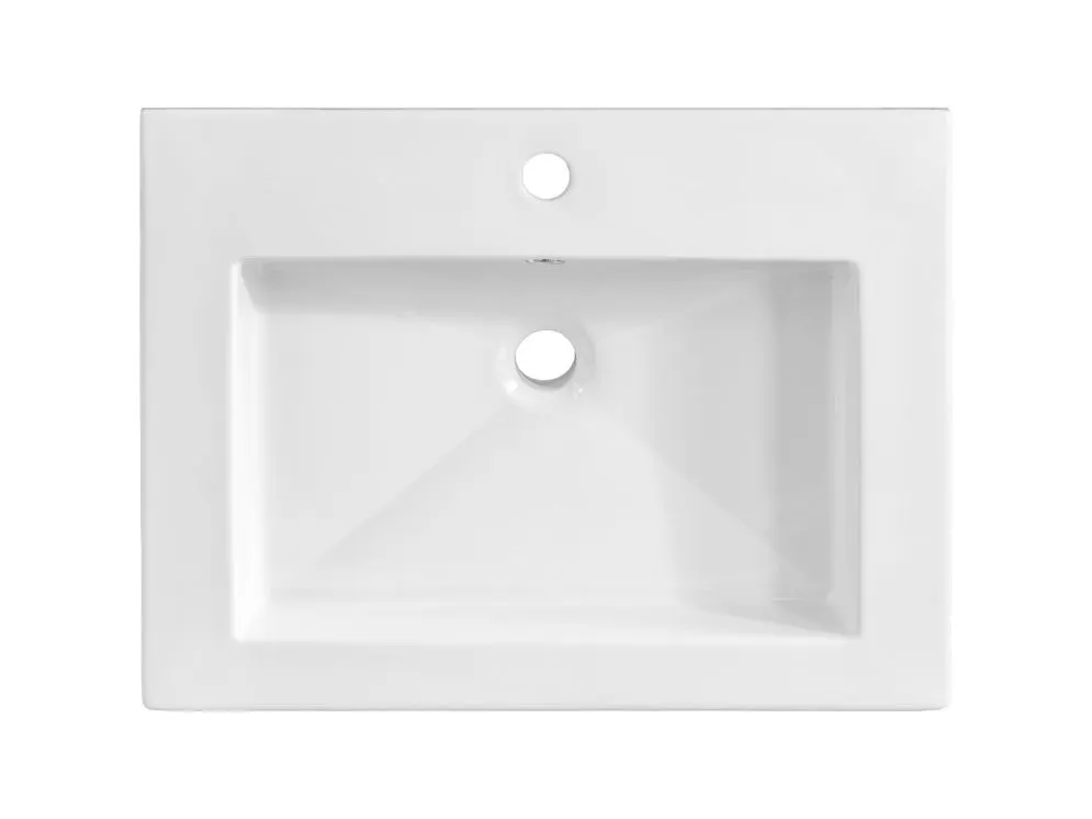 Szafka pod umywalkę MILANO / CAPRI 60 cm biała wisząca | MIRAT. w stylu kolekcja CAPRI