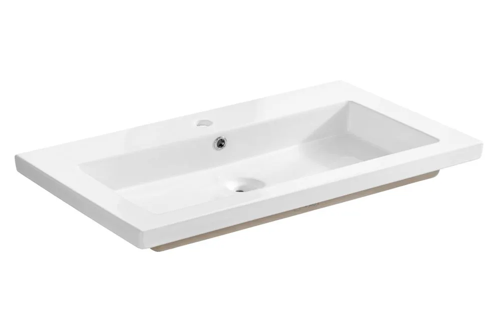 Szafka pod umywalkę CAPRI 80 cm dąb wisząca z szufladami | MIRAT. w stylu  kolekcja CAPRI