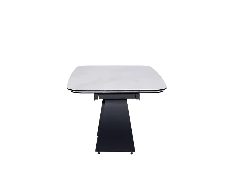 Stół ceramiczny Infinity 160(240)x95 cm z podstawą w kształcie nieskończoności | MIRAT styl LOFT