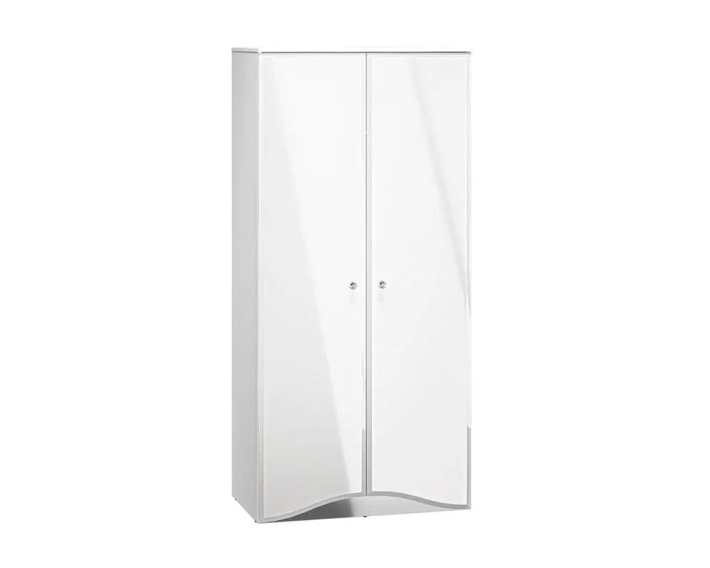 Szafa GLAMOUR 08 2D biały połysk I sklep meblowy MIRAT. styl GLAMOUR kolekcja GLAMOUR