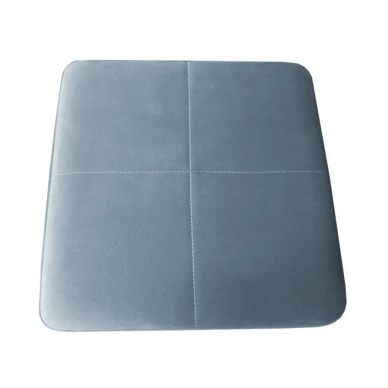 Taboret MAESTRO LOW BL VELVET szary na metalowych nogach | MIRAT. w stylu  kolekcja