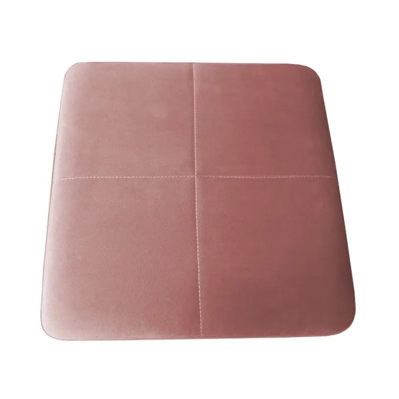 Taboret MAESTRO LOW MG VELVET różowy na metalowych nogach | MIRAT. w stylu  kolekcja
